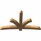 Ekena Millwork Davenport Timber Gable Bracket, Western Red Cedar, 84"W x 49"H x 5 1/2"D x 5 1/2"F, 14/12 Pitch GBW084X49X0606DAV00SWR - alternate 4